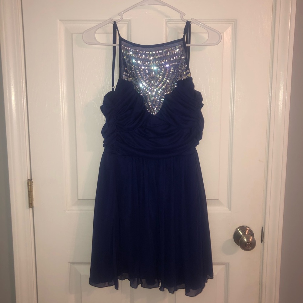 Dark blue homecoming Dress